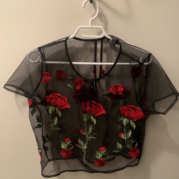 Black see through shirt - Picture 2 of 4